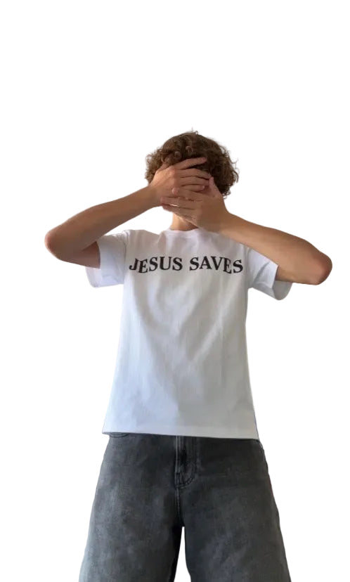 “JESUS SAVES” T-SHIRT