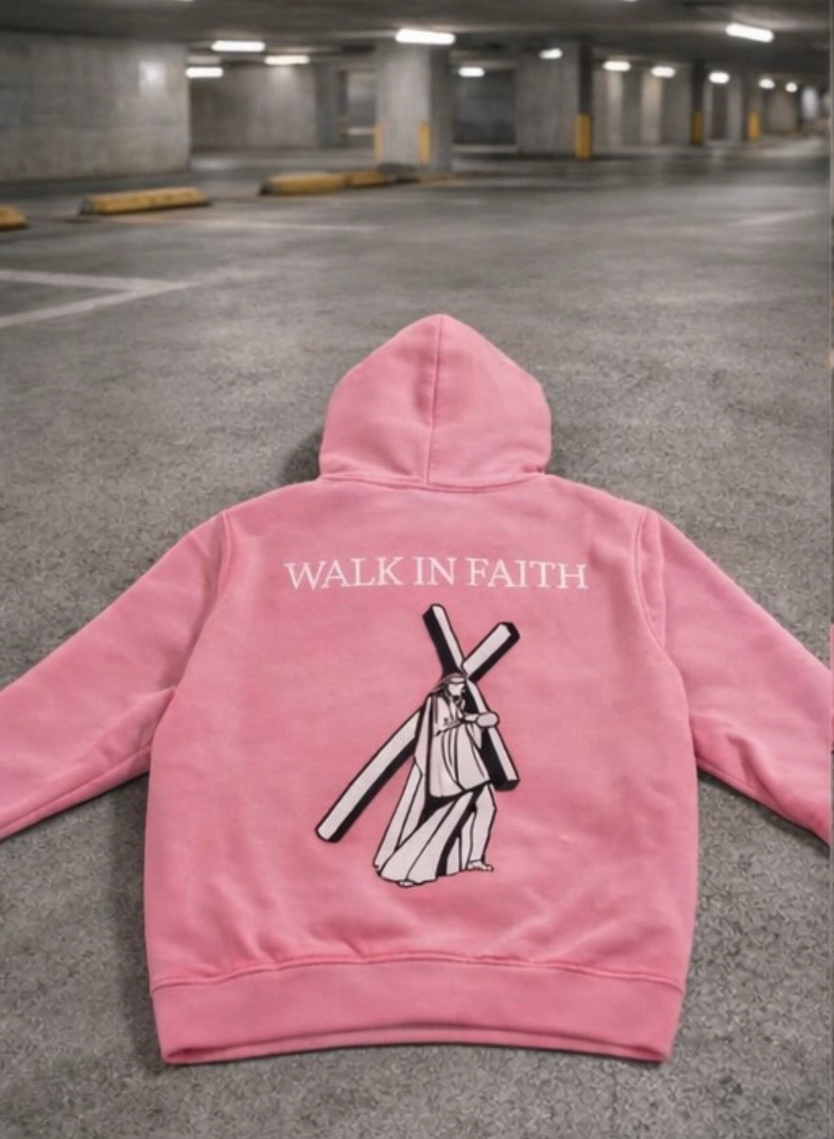 Pink Luke 1:37 Hoodie