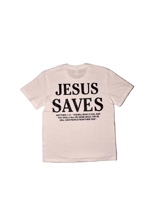 “JESUS SAVES” T-SHIRT